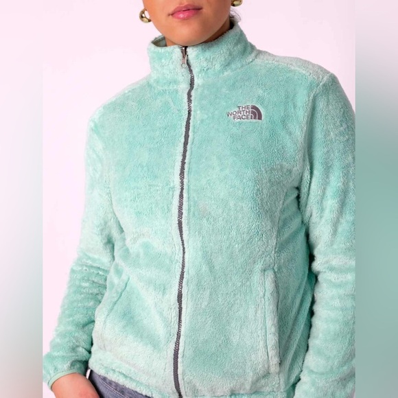 The North Face Womens Jacket Medium Mint Green Osito
Fleece Full Zipper - Picture 3 of 7